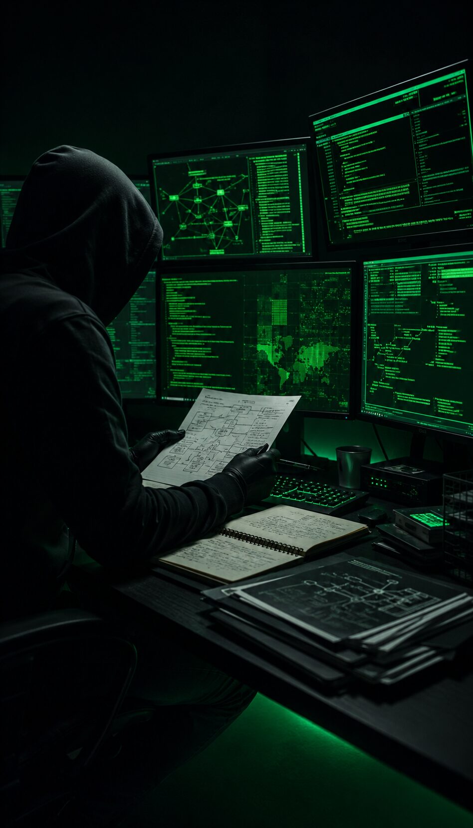 Terminal Linux con logs de auditoría de seguridad