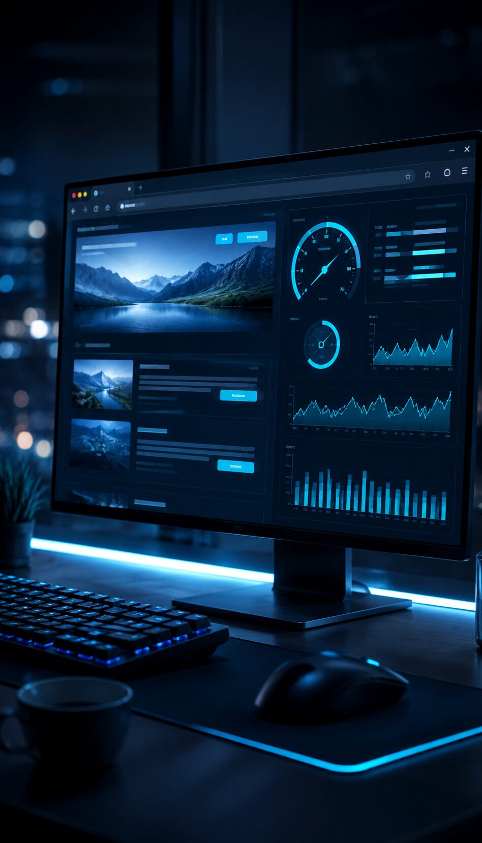 Sitio web restaurado con métricas de rendimiento óptimas